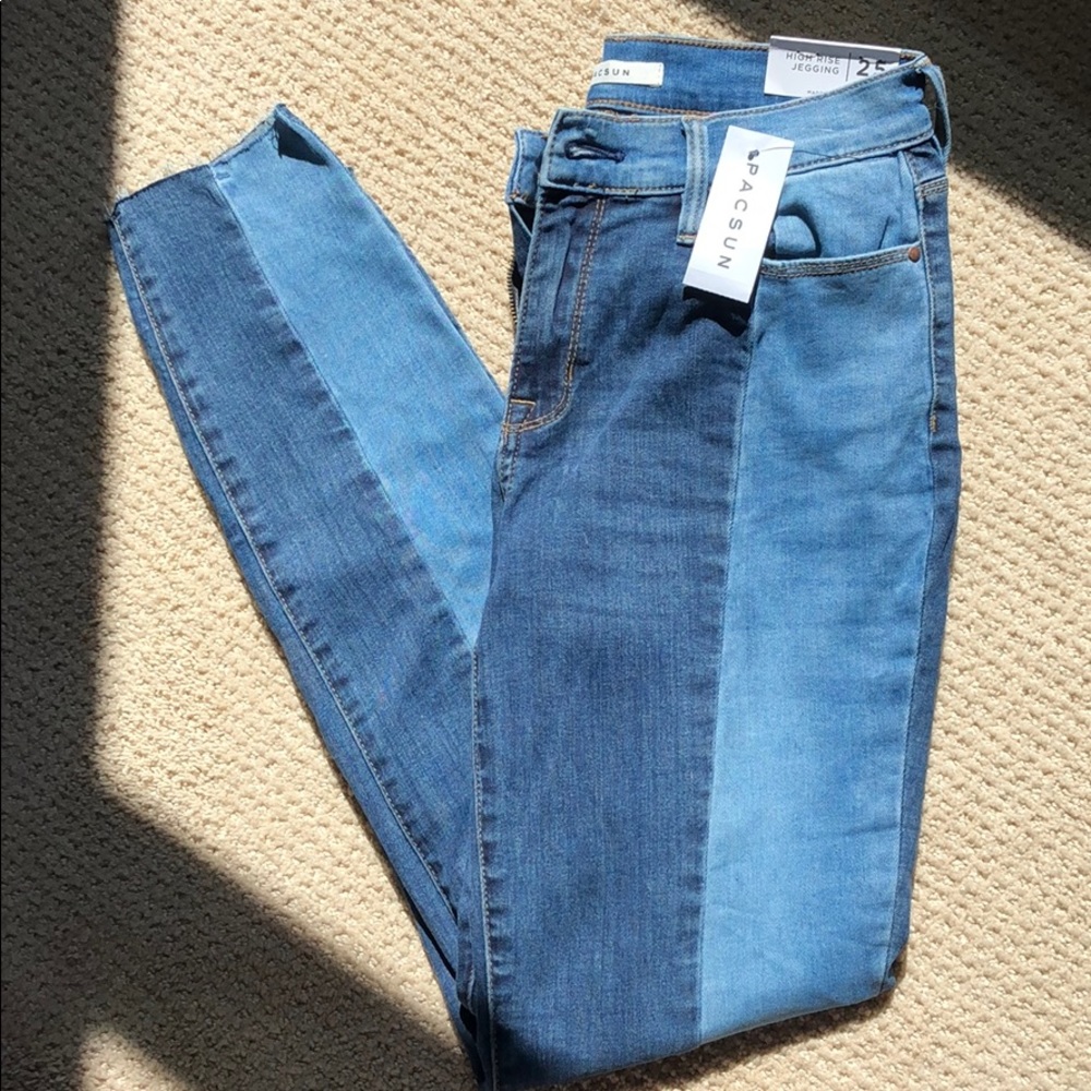 Pac Sun Double Wash Jean